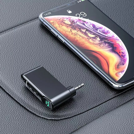 Baseus BSBA-02 (Tarptautinis leidimas) Bluetooth AUX siųstuvas - juodas