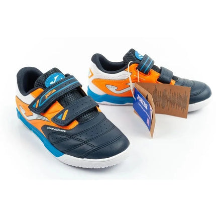 Joma Cancha JR 2633 indoor football sports shoes for children with Velcro