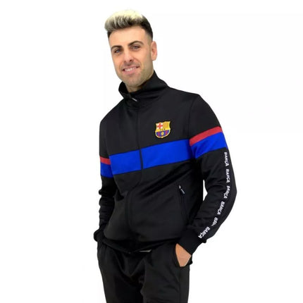 FC Barcelona Vyriškas sportinis kostiumas Barca 5002CHBLA