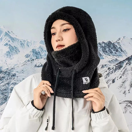 Qunature Arktinė švelni slidinėjimo balaklava Dydis M - Juoda