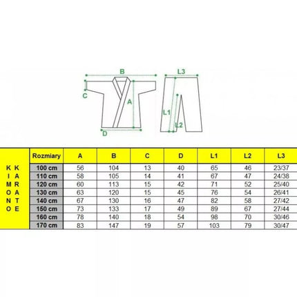Karate kimono MASTERS 9 oz - 120 cm KIKM-00D (KAINOS PAKEITIMAS)