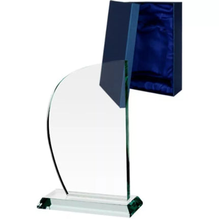 Glass trophy