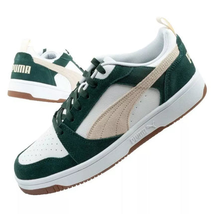 Puma Rebound v6 vyriški sportiniai kedai madingi patogūs balti žali