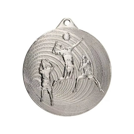 Silver Medal Volleyball Steel Medal MMC3073/S