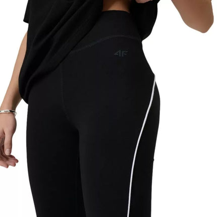 Women's leggings 4F CAS F260 deep black 4FWSS26TTIGF260 20S