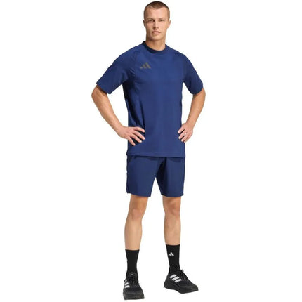 Vyriški adidas Tiro 26 kelioniniai marškinėliai tamsiai mėlyni KD1119
