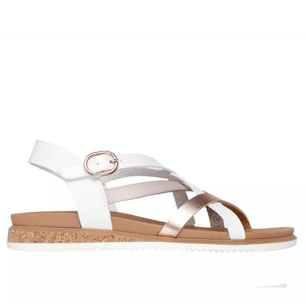 Skechers Bobs Desert Kiss Low sandalai - Peak Rank W 114709-WHT