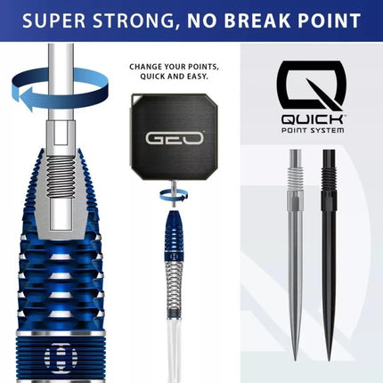 Harrows GEO 03 BOMB Darts 90% Steeltip