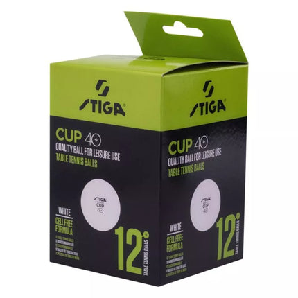 Stiga Ball Cup stalo teniso kamuoliukai, 12 vnt., 92800591804