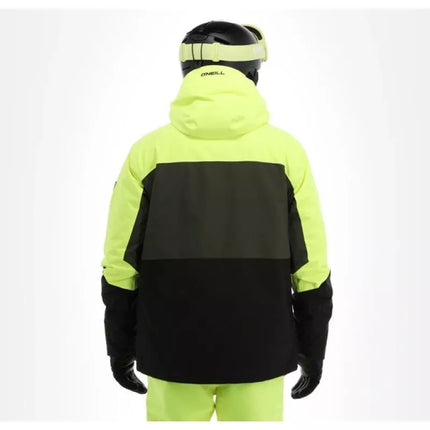 O'neill Men's Winter Sports Jacket Carbonite Snowboard Skis 10K Green Black