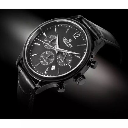 Giewont Chronograph Sapphire Black Men's Watch GW6310-A1