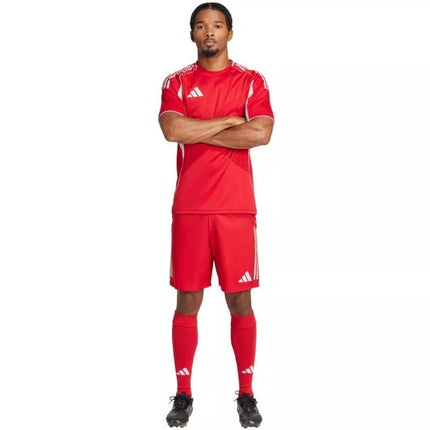 adidas Tiro 25 Varžybų vyriški marškinėliai raudoni JP4734
