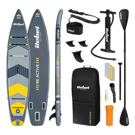 SUP board REBEL ACTIVE PRO Touring, 381x81x15, set