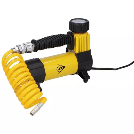 DUNLOP KELIONINIS KOMPRESORIAUS SIURBLYS 12V DC 100psi