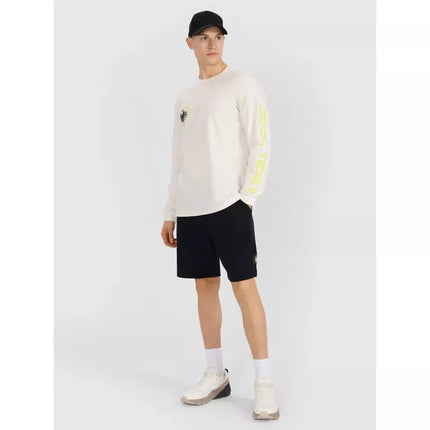 Men's longsleeve regular with print 4F 4FWSS25TLONM392-11S