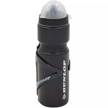DUNLOP 750ML BICYCLE BOTTLE WITH CAGE BLACK