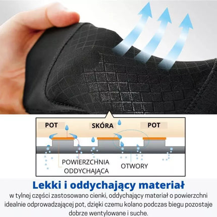 Zamst RK-1 Plus Dešinysis kelio įtvaras bėgikams - 6828