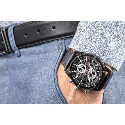 Vyriškas laikrodis Giewont Chronograph Safyro Juodas GW8810-A1