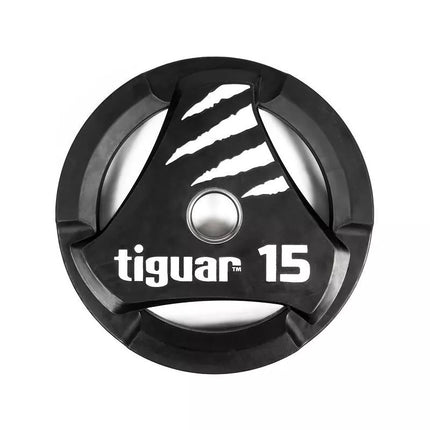 Tiguar PU olimpinė 15 kg lėkštė TI-WTPU01500