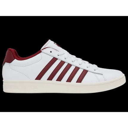 K-swiss sneakers COURT TIEBREAK II WHITE/TIBETAN RED/SNOW WHITE-M (04413-152-M)