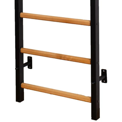 MEDINĖ IR METALINĖ GIMNASTIKOS SIENELĖ SU METALINIU SKERSINIU BENCHK 721B