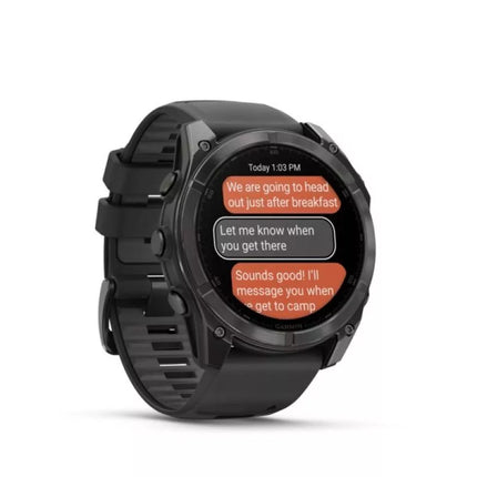 Garmin Fenix 8 51 mm juodas laikrodis