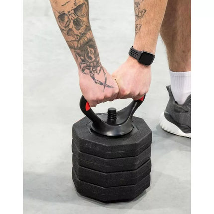 Kompozitinis hantelis-svarmuo 10 kg (4x2.5 kg) EB FIT