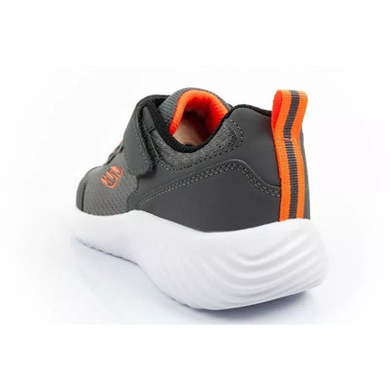 Skechers Bounder vaikiški sportiniai batukai su lipukais, lengvi, madingi pilki