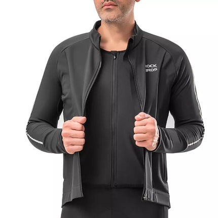 Rockbros Fall/Winter Long Sleeve Cycling Jacket XL - Black