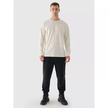 Men's oversize longsleeve with print 4F 4FRAW24TLONM507-83S