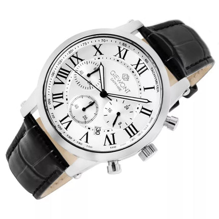Giewont Chronograph Sapphire Silver Men's Watch GW6260-A1