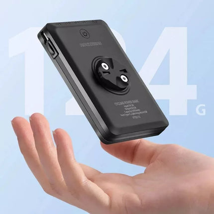 Rockbros JP008 priekinis dviračio žibintas su 5000mAh power bank 150lm IPX6 - juodas