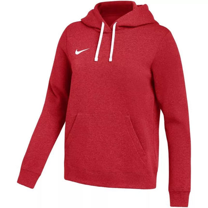 Nike Park 26 Fleecinis džemperis su gobtuvu moterims Raudonas IB1224 657