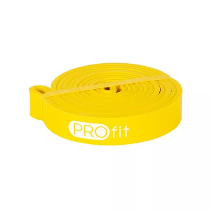 GUMINĖ JUOSTA PROFIT POWER BAND GELTONA 208x0.45x2.2 cm /SL2607