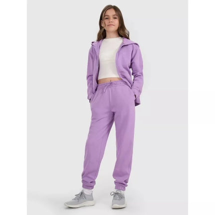 Girls' jogger sweatpants 4F 4FJRAW25TTROF1616-51S