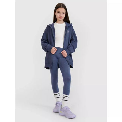 Girls' sweatshirt with a hood, 4F 4FJWSS25TSWSF1482-22S