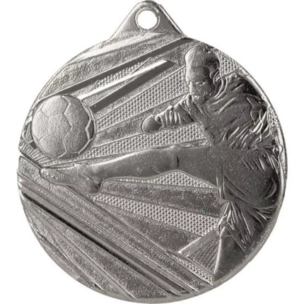 Silver football medal ME001/S