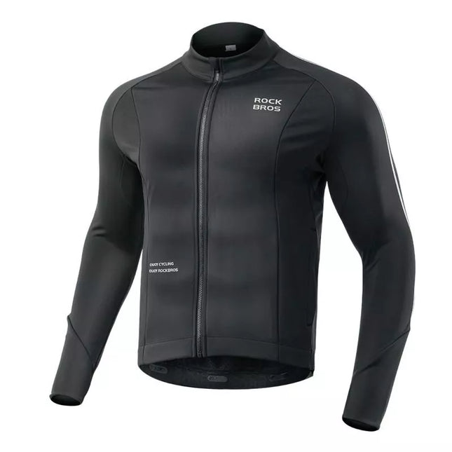 Rockbros Fall/Winter Long Sleeve Cycling Jacket S - Black