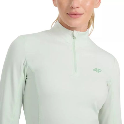 Women's thermal sweatshirt 4F F098 mint 4FWAW25UBRUF098 47S