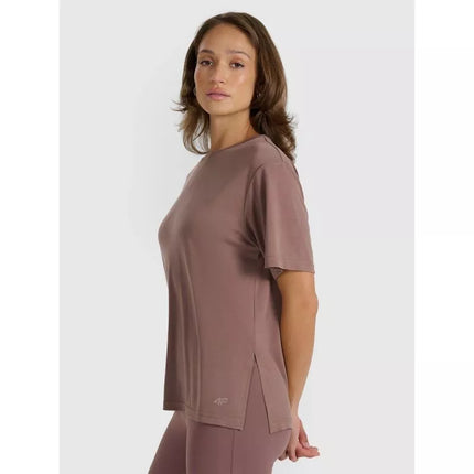 Women's oversize T-shirt with modal 4F 4FRAW25TTSHF3408-82S
