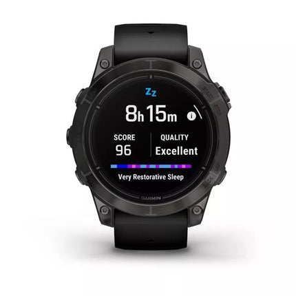 Garmin EPIX PRO g2 47mm Safyrinis Anglies pilkos spalvos su DLC danga, Titano juodumo