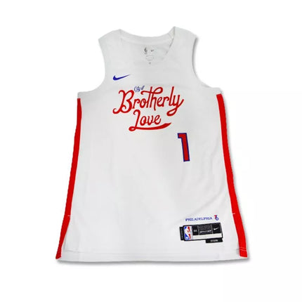 Nike Filadelfijos 76ers Swingman marškinėliai Miesto leidimas 22 James Harden T-shirt - DO9606-107