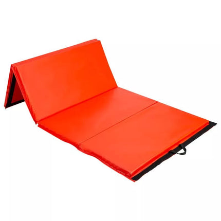 Folding gymnastic mattress red 2400x1200x50mm HMS MGS01