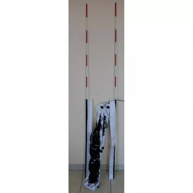 Profesionalus tinklinio tinklas NETEX 9,5 x 1m su antenomis, juodas