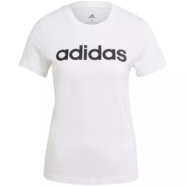 adidas Essentials Linear W GL0768 marškinėliai
