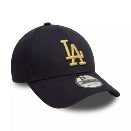 New Era 9FORTY MLB LA Los Angeles Dodgers Metalinė Tamsiai Mėlyna Kepuraitė su Dirželiu - 60595193