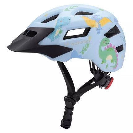 Wozinsky Children's MTB Bike Helmet with Detachable Visor XS - Light Blue