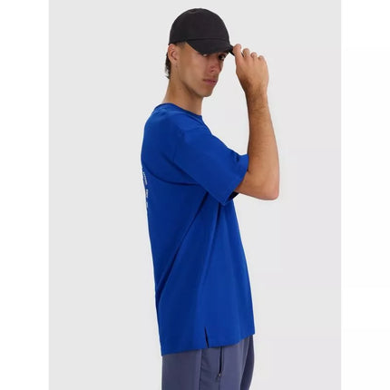 Vyriški oversize marškinėliai su spauda 4F 4FWAW25TTSHM2403-36S