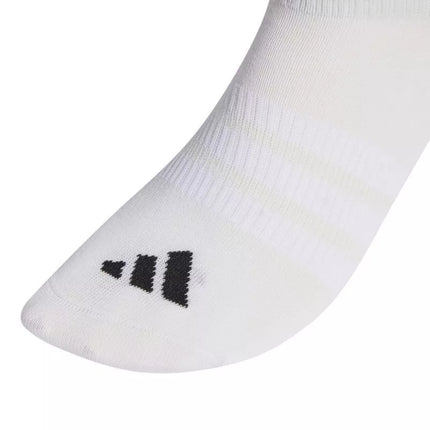 Adidas Thin&Light Sportswear No Show Socks 3 Pairs White JZ0534