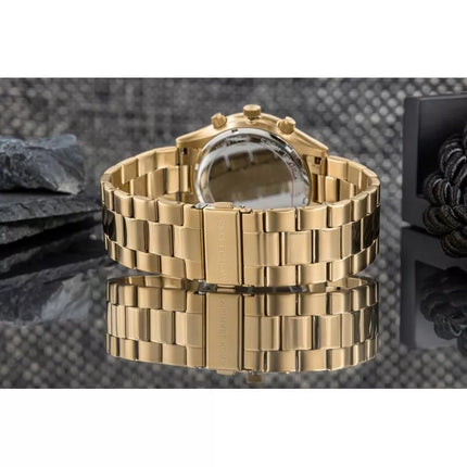 Vyriškas laikrodis + Kortelių dėklas MICHAEL KORS MK1076SET + Dėžutė